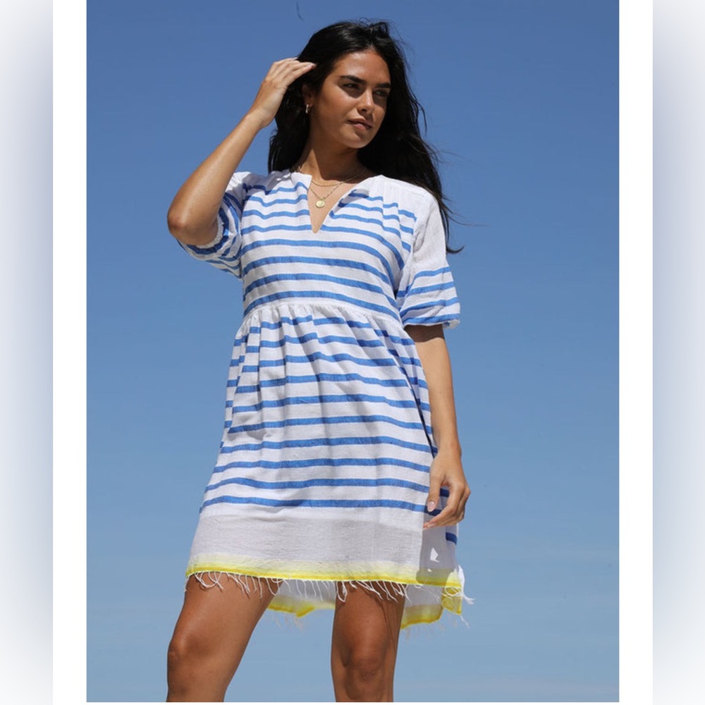 NWOT LEMLEM Hirut Short Sleeve Popover Dress Medium